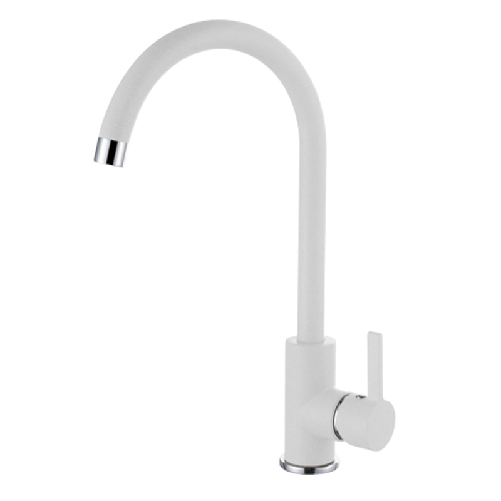 Elleci-Rubinetto-Miscelatore-Cucina-canna-alta-monocomando-Bianco-MGKC0168