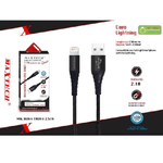 Maxtech-cavo Usb A Lightning Per Smartphone 2.1a 2.5mt Trasmissione Dati Maxtech F-ip021 -