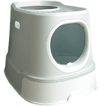 Trade Shop Traesio-lettiera Per Gatti Toilette Estraibile Cassetto Paletta Antispruzzo Sportello -