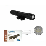 Wisdom-torcia Led Ricaricabile Cree T6 Regolabile Militare Con Mirino Per Fucile Dt2006 -