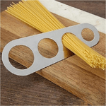 Trade Shop Traesio-dosatore Misura Porzioni Pasta Spaghetti Acciaio 1- 4 Persone Accessori Cucina -