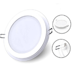 Trade Shop Traesio-pannello Led Slim Incasso Bordo In Vetro 9w Cct Tre Colorazioni Di Luce P94e-t3c -