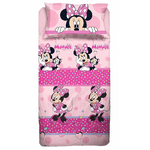 MINNIE HERMET COMPLETO LENZUOLA LETTO SINGOLO 1 PIAZZA DISNEY