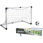 Trade Shop Traesio-porta Da Calcio Con Pallone Da Gioco Allenamento Rigori 128 X 66 X 52 Cm Sport -