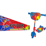 Trade Shop Traesio-monopattino Con Tre Ruote Tema Spider Giocattolo Per Bambini Età Da 2 A 5 Anni -