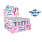 Trade Shop Traesio-bolle Di Sapone Unicorno Confezione 36 Pz Flacone 50 Ml Gadget Per Party 806406 -