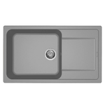 Elleci-Lavello-Incasso-1-vasca-86x50-Life-410-Granitek-Grigio-Cemento-LG241048