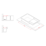 Elleci-Lavello-Incasso-1-vasca-86x50-Life-410-Granitek-Grigio-Cemento-LG241048