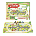 Trade Shop Traesio-pista Magnetica In Legno Percorso Macchinine Giocattolo Gioco Per Bambini +3anni -