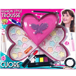 Trade Shop Traesio-trousse Fashion Style Trucco Ombretti E Rossetto Gioco Sicuro Per Bambine Età 5+ -