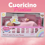 Trade Shop Traesio-cuoricino Pisolino Bambolotto Bambola Dolce Sonno Giocattolo Gioco Bambina -