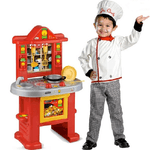 Trade Shop Traesio-cucina Cuoco Mr Chef Con Accessori Altezza 70 Cm Per Bambini Giochi Giocattolo -