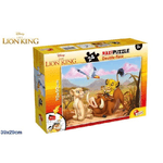 Trade Shop Traesio-disney Puzzle Re Leone The Lion King 24 Pezzi Dim 70x50 Cm Maxi Puzzle 2 In 1 -