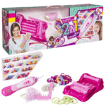 Trade Shop Traesio-set Hair Beader Crea Codini E Trecce Gioiello Giochi Giocattolo Per Bambini -