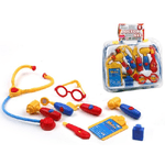 Trade Shop Traesio-valigetta Del Dottore Con Stetoscopio Strumenti Medicali Accessori Gioco Bambini -