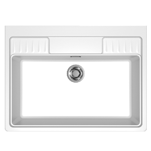 Elleci-Lavello-Incasso-1-vasca-90x665-Spazio-900-Extra-Keratek-Bianco-White-Assoluto-LKS90096XLP