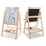 Trade Shop Traesio-lavagna 2 Lati In Legno Per Bambini Cavalletto Pittore Gessetti Pennarelli Scuola -