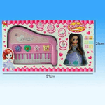 Trade Shop Traesio-ballerina Pianola Princess Con Bambola Giocattolo Gioco Bambini -