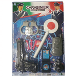 Trade Shop Traesio-set Carabinieri Pistola Manette Paletta Distintivo Radio Bambini Bimbo Eta' 3+ -