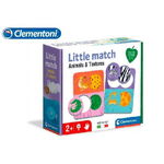 Trade Shop Traesio-clementoni Little Match Puzzle Ad Incastro Tema Animali Gioco Per Bambini 2+ -