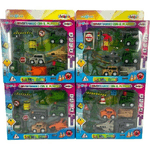 Trade Shop Traesio-playset Militare Assortito Con Vari Pezzi Gioco Bambini Veicoli Macchine Segnali -