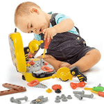 Trade Shop Traesio-valigetta Attrezzi Per Bambini Giocattolo Con Accessori Fai Da Te Portatile 31pz -