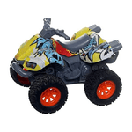 Trade Shop Traesio-super Quad In Metallo Con Frizione Giocattolo Educativo Bambini Con Retro Carica -