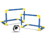 Trade Shop Traesio-set 2 Porte Da Calcio Con Rete Per Bambini 51x43x85cm Con Pallone Uso Esterno -