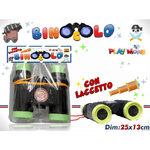 Trade Shop Traesio-2 Pezzi Binocolo Per Bambini Gioco Maschera Carnevale Avventura Caccia Al Tesoro -