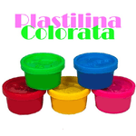 Trade Shop Traesio-set 3 Barattoli Di Pasta Plastilina Con Formine Plastichina Modellante Portatile -