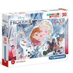 Trade Shop Traesio-disney Supercolor Puzzle Frozen La Regina Di Ghiaccio Elsa Olaf Anna 30 Pezzi -