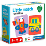 Trade Shop Traesio-clementoni Little Match Puzzle Ad Incastro Tema Veicoli Gioco Per Bambini 2+ -