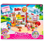 Trade Shop Traesio-pizzeria Giocattolo Pinypon Con Accessori Pizza Divertimento Gioco Per Bambini -