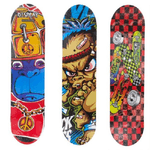 Trade Shop Traesio-skateboard Skate In Legno 60x15 Gioco Bambini Ragazzi Divertimento Vari Colori -