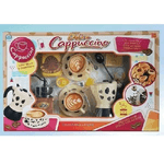 Trade Shop Traesio-dolce Cappuccino Colazione Moka Tazzine Cucchiaini Giocattolo Gioco Bambina -