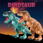 Trade Shop Traesio-dinosauro T Rex Gigante Con Suono E Luci  E Cammina Giocattolo Bambini 2 Colori -