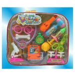 Trade Shop Traesio-doctor Set Borsa Dottore Accessori Stetoscopio Forbici Giocattolo Gioco Bambina -