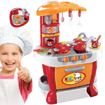 Trade Shop Traesio-cucina Scuola Piccoli Cuochi Fornello Con Luci E Suoni E Accessori Di Gioco -