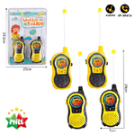 Trade Shop Traesio-coppia Di Walkie Talkie Giocattolo Per Bambini 3+ Dim. 7x24cm Dist. Fino A 160m -