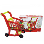 Trade Shop Traesio-carrello Spesa Giocattolo Per Bambini Con Alimenti Scatolami 17 Accessori Gioco -