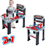 Trade Shop Traesio-playset Attrezzi Da Lavoro Giocattolo Bambini Banco Estensibile Con Trapano -