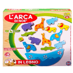 Trade Shop Traesio-gioco Arca Di Noè In Legno Animali Gioco Per Bambini Educativo Abilità Età 18+ -