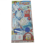 Trade Shop Traesio-set Kit Dottore Stetoscopio Forbice Siringa Microscopio Bambini Bambino Eta' 3+ -