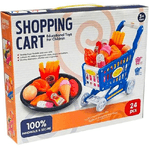 Trade Shop Traesio-carrello Della Spesa Per Bambini 24 Pezzi Gioco Di Simulazione Supermarket 3+ -