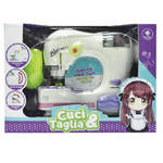 Trade Shop Traesio-cuci E Taglia Macchina Da Cucire Con Luci E Suoni Giocattolo Gioco Bambini -