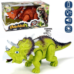 Trade Shop Traesio-dinosauro Triceratopo Camminante Con Luci Suoni E Movimenti Giocattolo Bambini -