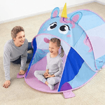 Trade Shop Traesio-tenda Capanna Pop Up Da Gioco Unicorno Adventure 182x96x81 Cm Per Bambini 68110 -