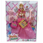 Trade Shop Traesio-piccole Modelle Bambola Con Accessori Vestiti Giocattolo Gioco Bambina -