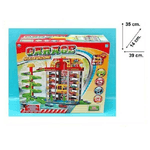 Trade Shop Traesio-box Garage 5 Piani 4 Auto Multifunzione Gioco Giocattolo Bambini -