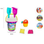 Trade Shop Traesio-set Completo Secchiello Accessori Giochi Mare Bambini Con Grafica 26x48cm 114411 -